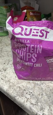 Spicy Sweet Chili Tortilla Style Protein Chips, Spicy Sweet Chili