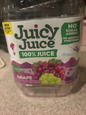 Grape Flavored 100% Juice Blend From Concentrate, Grape