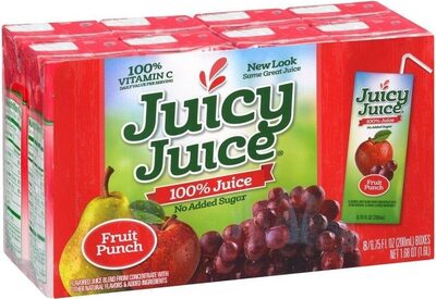 Fruit Punch Flavored 100% Juice Blend From Concentrate, Fruit Punch