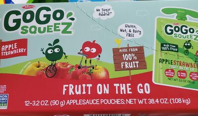 Apple Strawberry Fruit On The Go, Apple Strawberry