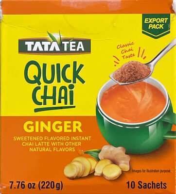 Quick Chai Ginger Instant Chai Latte, Ginger
