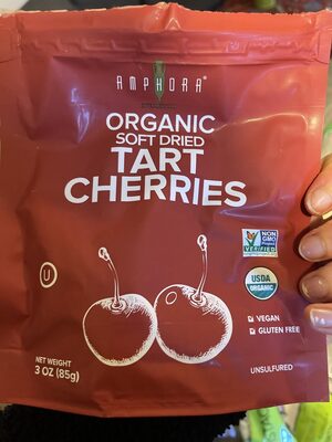 Tart Cherries Organic Soft Dried, Tart Cherries