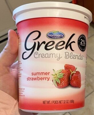 Summer Strawberry 2% Lowfat Greek Yogurt, Summer Strawberry