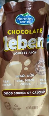 Norman's Chocolate Leben Squeeze Pack, 5 Oz