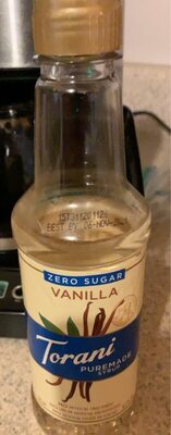 Vanilla Zero Sugar Puremade Syrup, Vanilla