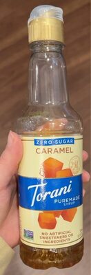 Caramel Zero Sugar Puremade Syrup, Caramel