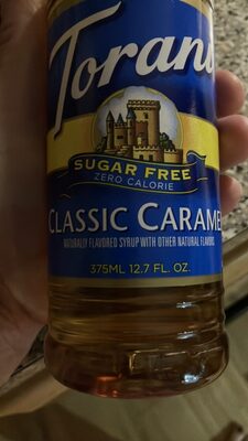 Sugar Free Classic Caramel Flavoring Syrup, Caramel