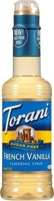 Sugar Free French Vanilla Syrup, Vanilla