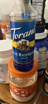 Blue Raspberry Sugar Free Syrup, Blue Raspberry