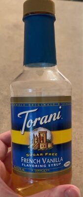Torani, Flavoring Syrup, Sugar Free, French Vanilla, French Vanilla