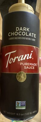 Dark Chocolate Puremade Sauce, Dark Chocolate