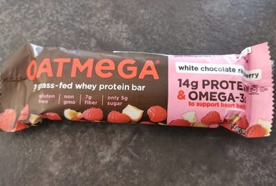 Grass-Fed Whey Protein Bar, White Chocolate Raspberry