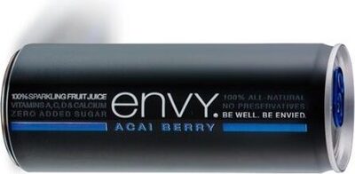 Acai Berry Zero Added Sugar 100% Sparkling Fruit Juice, Acai Berry