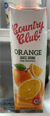 Orange Juice Drink From Concentrate, Orange