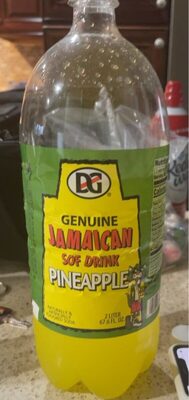 Genuine Jamaican Pineapple Flavored Soda, Pineapple