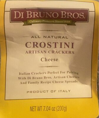 Cheese Crostini Artisan Crackers, Cheese
