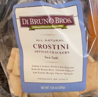 Sea Salt Crostini Artisan Crackers, Sea Salt
