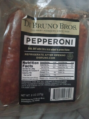 Di Bruno Bros Pepperoni, 4 Count, 8 Oz