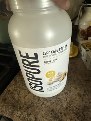 Banana Cream Flavored Protein Powder, Banana Cream