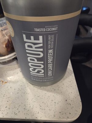 Toasted Coconut Flavored Low Carb Protein Powder, Toasted Coconut