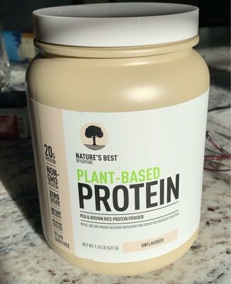 Pea & Brown Rice Plant-Based Protein Powder, Unflavored, Unflavored
