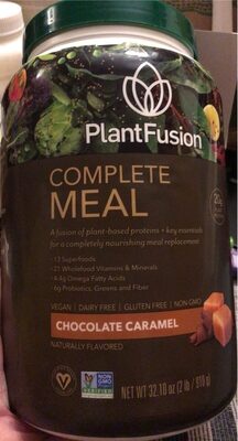 A Fusion Of Plant-Based Proteins + Key Essentials For A Completely Nourishing Meal Replacement, Chocolate Caramel, Chocolate Caramel