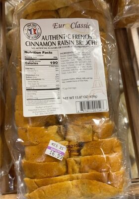 Authentic French Cinnamon Raisin Brioche