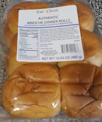 Authentic Brioche Dinner Rolls