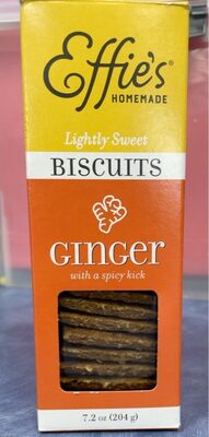 Ginger With A Spicy Kick Lightly Sweet Biscuits, Ginger