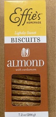 Almond With Cardamom Lightly Sweet Biscuits, Almond