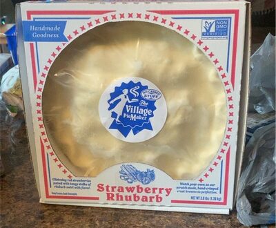 Strawberry Rhubarb 10-Inch Pie, Strawberry Rhubarb