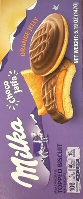 Orange Jelly Milk Chocolate Topped Biscuit, Orange Jelly Milk Chocolate