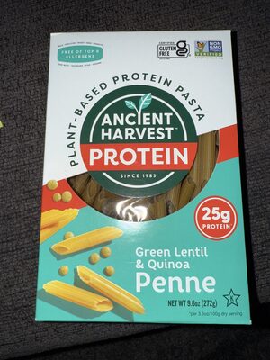 Plant-Based Protein Pasta, Green Lentil Penne