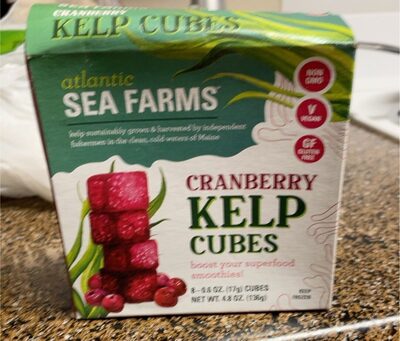 Cranberry Kelp Cubes, Cranberry