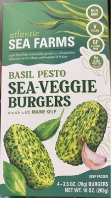 Basil Pesto Sea-Veggie Burgers, Basil Pesto
