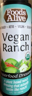 Vegan Ranch Superfood Dressing, Vegan Ranch