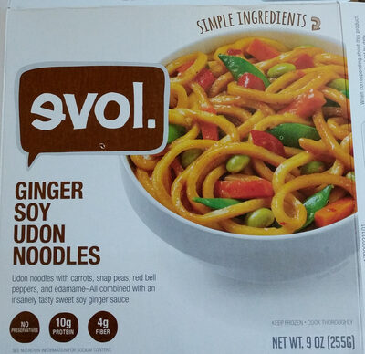 Ginger Soy Udon Noodles With Carrots, Snap Peas, Red Bell Peppers, And Edamame-All Combined With An Insanely Tasty Sweet Soy Ginger Sauce, Ginger Soy Udon Noodles