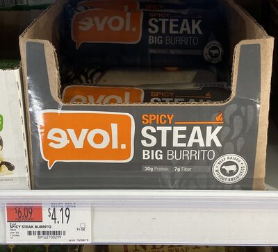 Spicy Steak Big Burrito, Spicy Steak