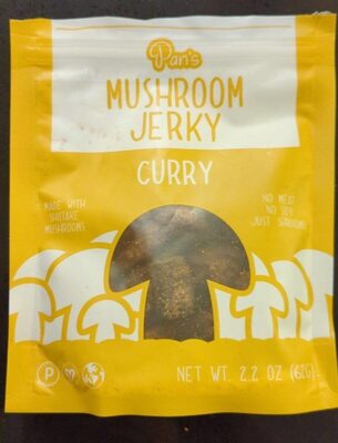 Curry Mushroom Jerky, Curry