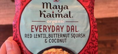 Organic Red Lentil + Butternut Squash + Coconut Everyday Dal, Red Lentil + Butternut Squash + Coconut