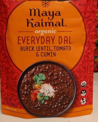 Black Lentil + Tomato + Cumin Organic Dal, Black Lentil + Tomato + Cumin