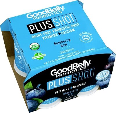 Blueberry Acai Probiotics Juicedrink From Concentrate, Blueberry Acai