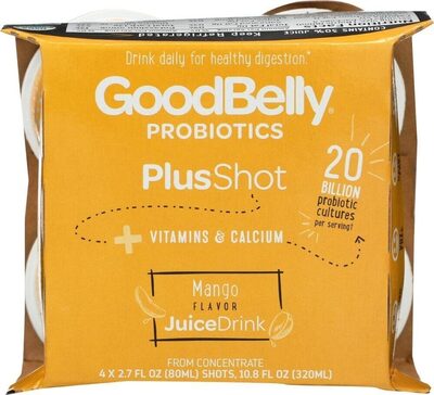 Mango Probiotics Juicedrink From Concentrate, Mango