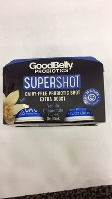 Vanilla Chamomile Probiotics Oatdrink Supershot, Vanilla Chamomile