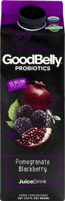 Pomegranate Blackberry Flavor Probiotics Juicedrink From Concentrate, Pomegranate Blackberry