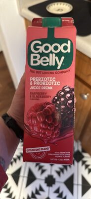 Raspberry Blackberry Flavored Probiotics Juice Drink From Concentrate, Raspberry Blackberry