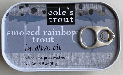 Cole's Trout, Smoked Rainbow Trout