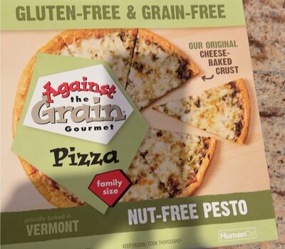Nut-Free Pesto Cheese-Baked Crust Pizza, Nut-Free Pesto
