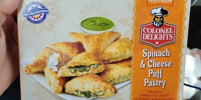 Spinach & Cheese Puff Pastries, Spinach & Cheese