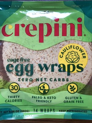 Cage Free Cauliflower Egg Wraps